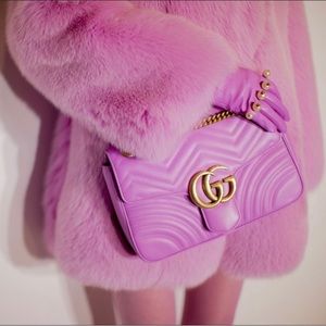 Hot Pink Gucci Medium Gucci Marmont Bag